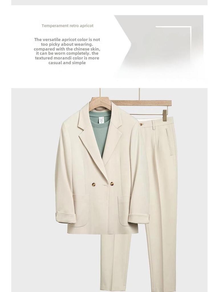 Мужской свободный пиджак в японском стиле в корейском стиле — стильный, красивый и зрелый весенний модный