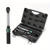 1/4'' Drive 2-25N.m Precise Double Scale Torque Wrench Set MTB Bike Socket Spanner Bicycle Motorcycle Ratchet Repair Toolbox Kit