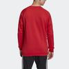 adidas Толстовка с круглым вырезом Originals с 3 полосками, мужские топы, красный FM3761