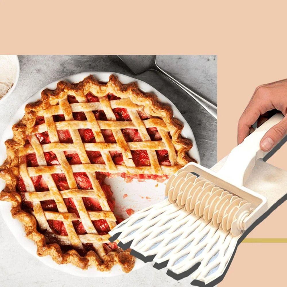 1Pcs S/M/L Dough Lattice Roller Cutters Rolling Cakes Baking Tool Pastry Pizza