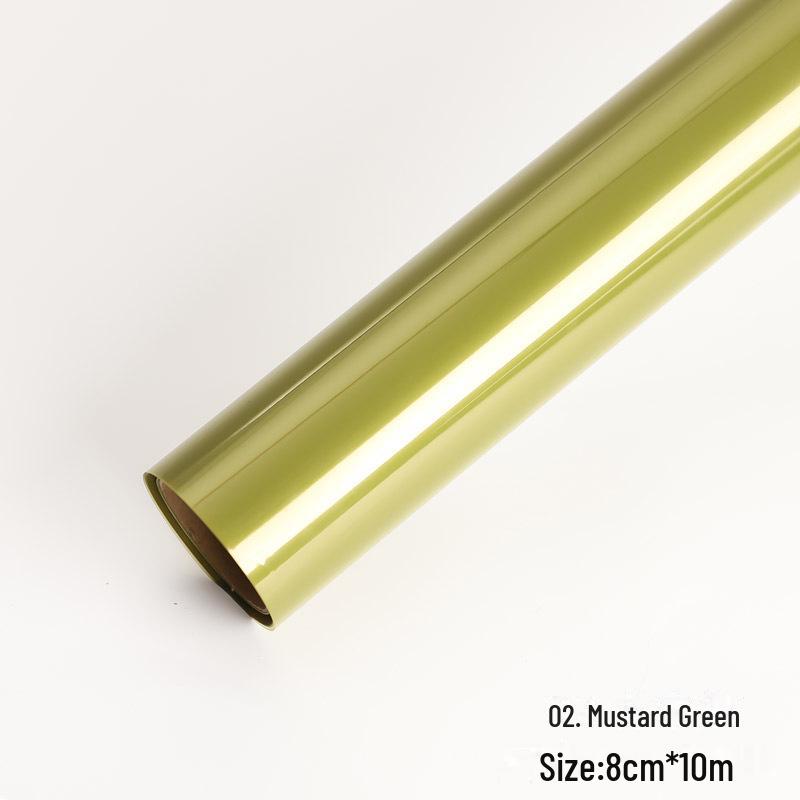 Рулонная желейная пленка, водонепроницаемая упаковочная бумага для цветов, прозрачная хрустальная бумага для цветочных магазинов