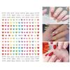Nail Sticker Romantic Colorful Self-adhesive Strong Stickiness Removable Decorative DIY Valentines Day Heart Red Lip Series Nail Art Decal for Salon