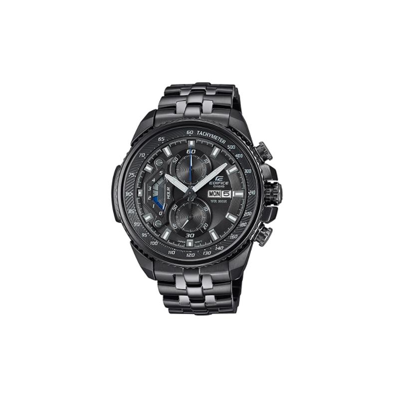 Casio Серия EDIFICE водонепроницаемый кварцевый механизм стальной ремешок японские и корейские часы мужские часы черный циферблат EF-558DC-1A