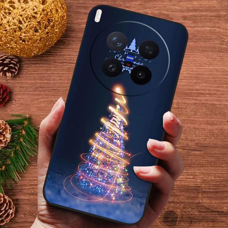 Рождественский painted чехол для Vivo X300 Pro Case V2502A Силиконовый мягкий чехол для телефона для Vivo X300 5G V2509A Capa 2025 Новый Fundas