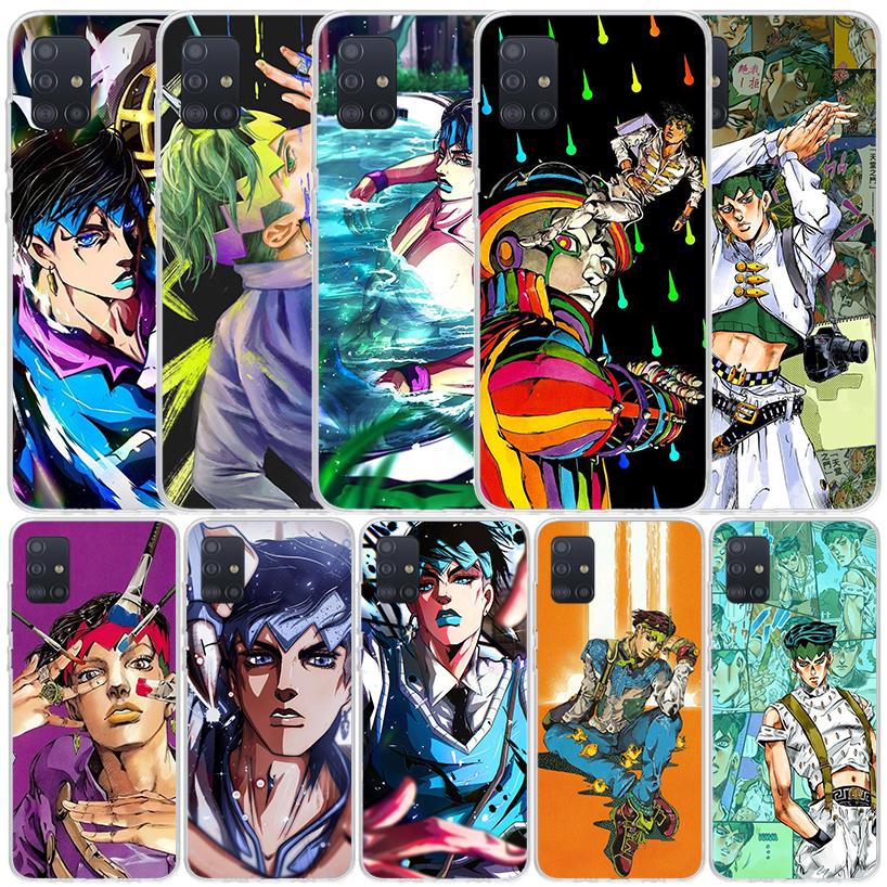 JoJo Adventure Рохан Кисибэ Мягкий чехол для Samsung Galaxy A12 A22 A32 A52 A72 A02S Чехол для телефона Note 20 Ultra 10 S10 Plus A51 A71