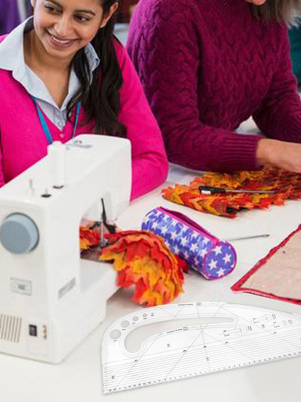 Ручная выкройка Инструмент для изготовления платьев Измерительный шаблон для одежды Изготовитель швейных шаблонов Инструмент для черчения для дизайнеров