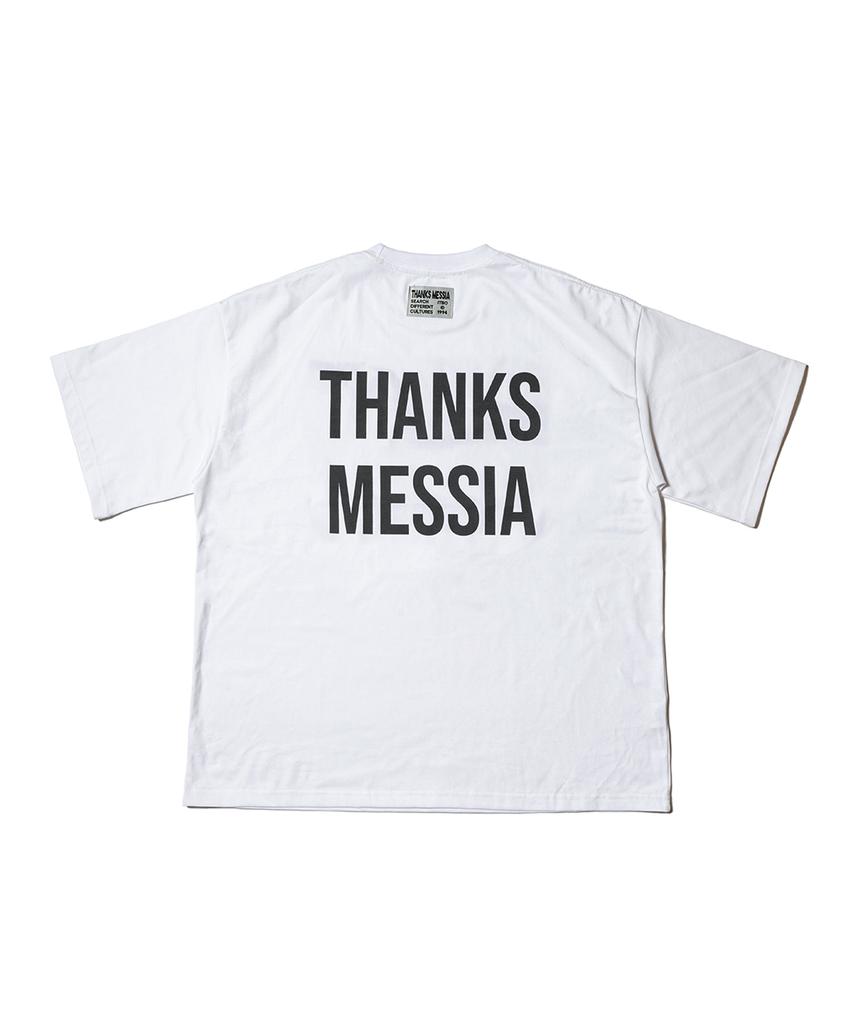 THANKS MESSIA Футболка с оригинальным логотипом - Белая