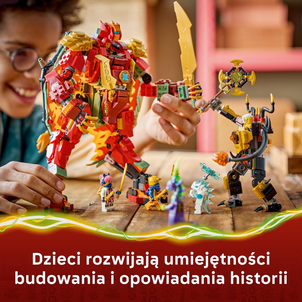 LEGO Ninjago Transforming Wyldfyre Dragon Mech 821-piece set (71868)
