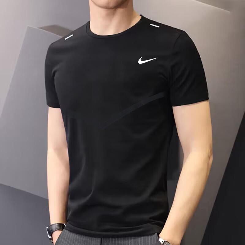 Nike Мужская быстросохнущая футболка для шоссейного бега CZ9185-013