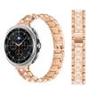 Ремешок из нержавеющей стали для Samsung Galaxy watch 8/8 classic 40мм 44мм 46мм Металлический звеньевой Алмазный браслет ремешок Galaxy watch8