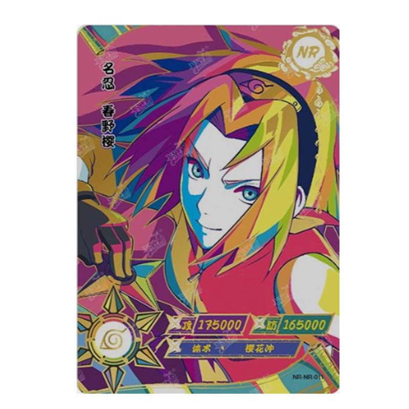 Naruto Card NR Full Series No.001~023 Anime characters Uzumaki Uchiha Haruno Sakura Sasuke Rare Collection Card