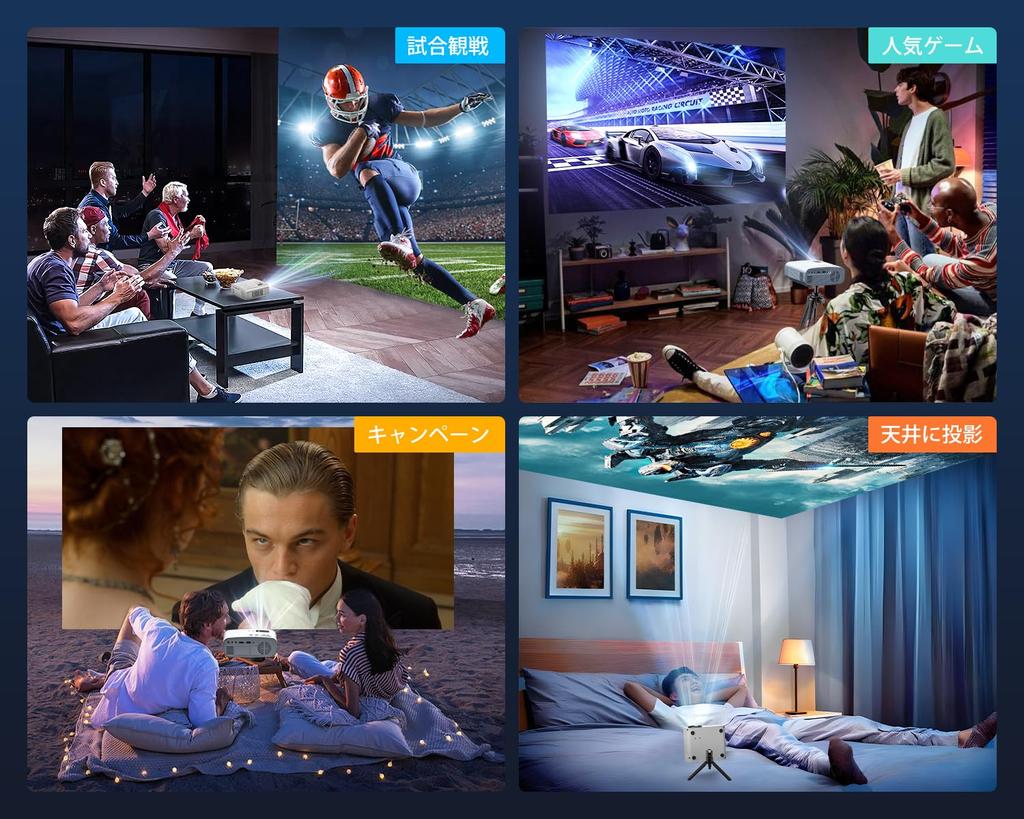 Technology Innovation Version Advance Release Brightness Plus Ultra High Brightness Home 5GWiFi Bluetooth Short Range 4K 300 Inch Large Home Ceiling