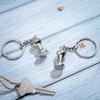 Coffee Temper Keychain 2-piece set (silver) car keychain