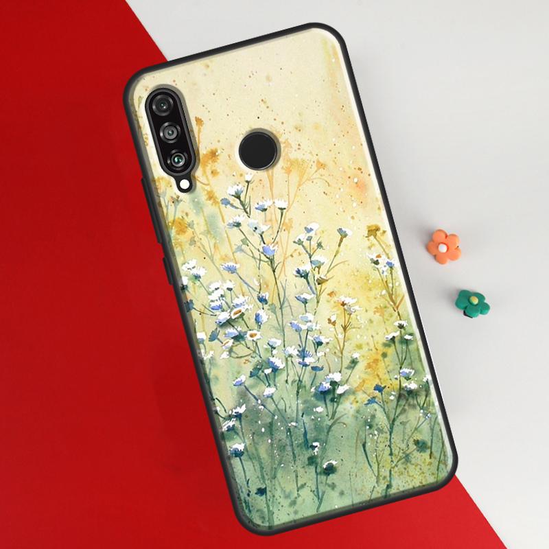 Чехол с масляной живописью Boho Flower Art для Honor 50 8X 9X 10i, чехол для Huawei P30 P40 Lite P50 P20 Pro P Smart 2019 Nova 5T