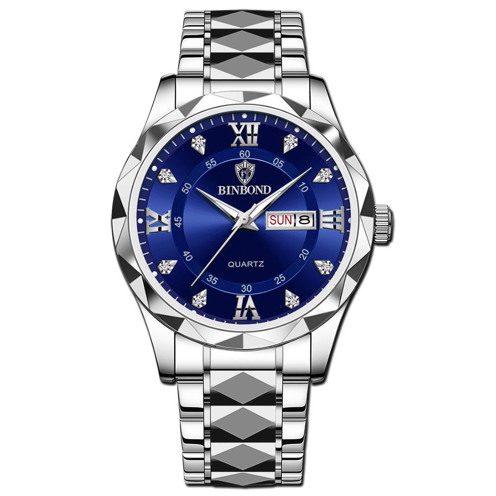 Мужские водонепроницаемые светящиеся наручные часы-будильник для бега