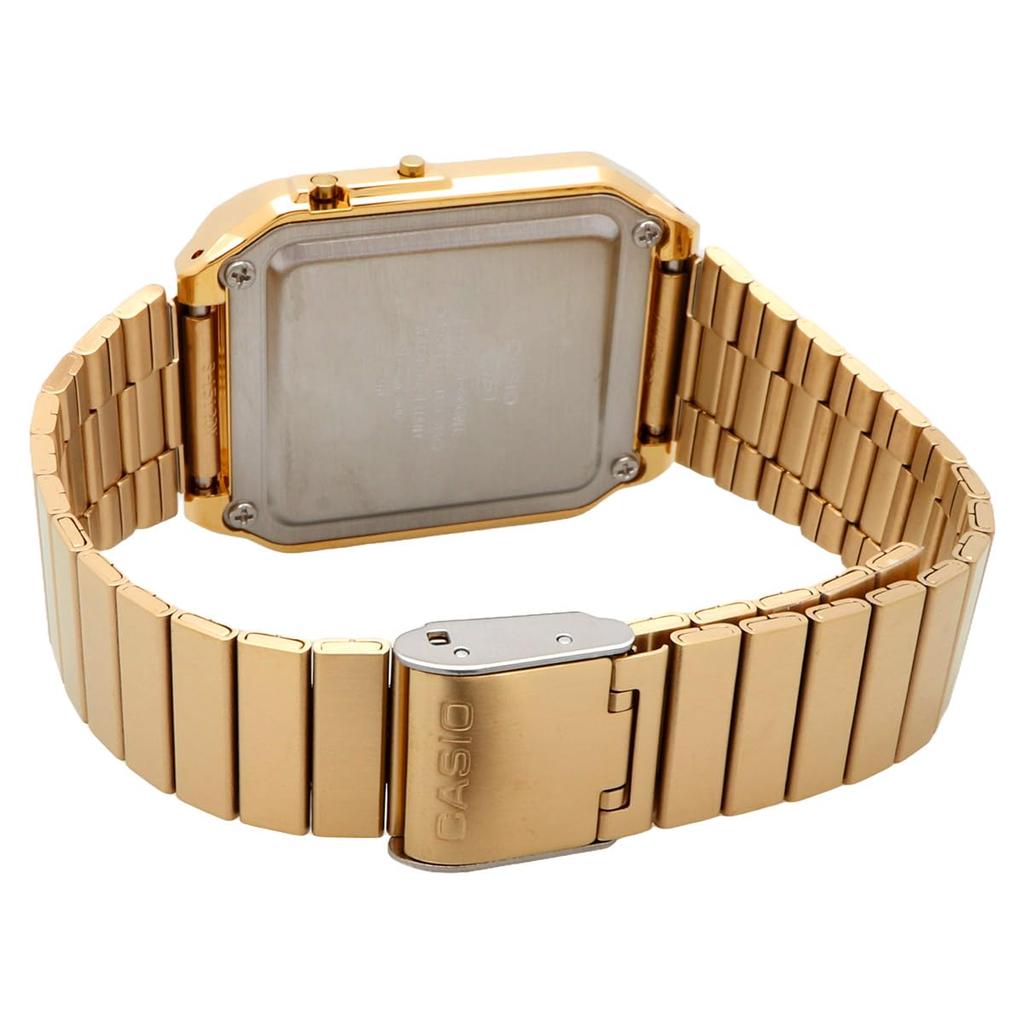 Casio Vintage Series Digital Watch with Calculation Function Unisex Metal Band Gold Overseas Model [Casio] 8-Digit CA-500WEG-1A [Item]