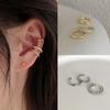 3Pcs Simple Round Wrap Earrings Cartilage Ear Clip No Pierce Cartilage Earrings Ear Cuff