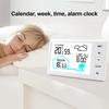Thermohythmic Meter Wireless Weather Station with Barometer Sensor 4.4" LCD Display Indoor Outdoor Temperature Humidity Monitor