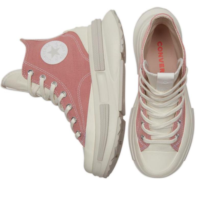 Converse Run Star Legacy Трендовые Винтажные Эспадрильи на Платформе Хай Топ Унисекс Закат Розовый
