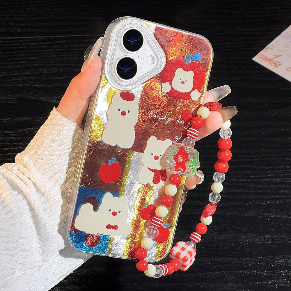 Браслет-цепочка Противоударный чехол для телефона для iPhone 12 Funda iPhone 11 13 15 14 16 Pro Max 12promax Жесткий пластиковый чехол со шнурком