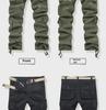 Мужской повседневный комбинезон с множеством карманов — свободный крой, прямые штанины, брюки больших размеров для весны и осени