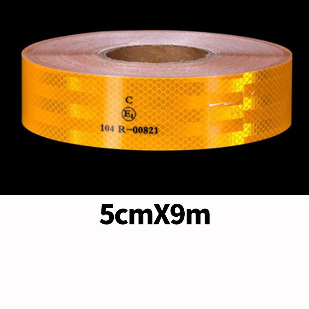 Светоотражающая клейкая лента высокой интенсивности Предупреждающая заметность Автомобильные наклейки Светоотражающая полоса Для грузовика Прицепа Безопасность Аксессуар