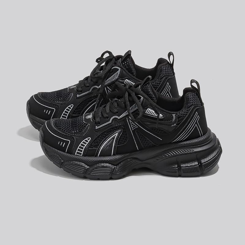 Женские новые весенние повседневные универсальные маленькие спортивные кроссовки на толстой подошве, серые, легкие, 7