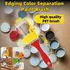 Edging Color Separation Paint Brush Handheld Paint Edger Tool Ideal for Indoor and Outdoor Use On Walls and Ceilings
