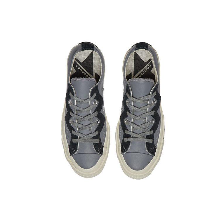 Converse Кеды Chuck 1970-х годов Кожаные Низкие Серые Черные Женские 566137C