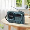 Портативное FM-радио Карманный беспроводной Bluetooth-динамик с FM-радиоприемником USB-слот для SD-карты MP3-плеер Перезаряжаемое FM-радио