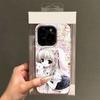 Чехол для телефона Samsung S24 Ultra S25 Ultra A36 A56 A17 A26 A05S A06 Soft Touch Противоскользящий Мультяшная Девушка Высококачественный Чехол