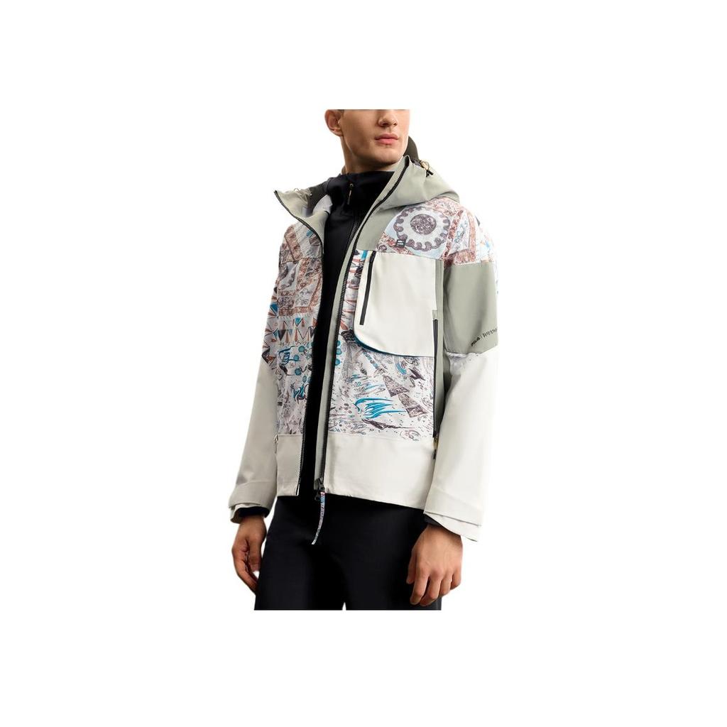 Fila X Музей Дуньхуан Серия Explore Модная Удобная Свободная Универсальная Куртка Мужская Куртка Белоснежная A11M517719F-TW