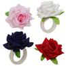 1 комплект (6Pcs) Кольца для салфеток «Шампанское Розе» - Идеальны для Дня святого Валентина, Отелей, Ресторанов западной кухни, Свадеб и Ужинов
