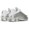 Nike Shox R4 White Metallic женские кроссовки Metallic-Silver Max-Orange AR3565-101