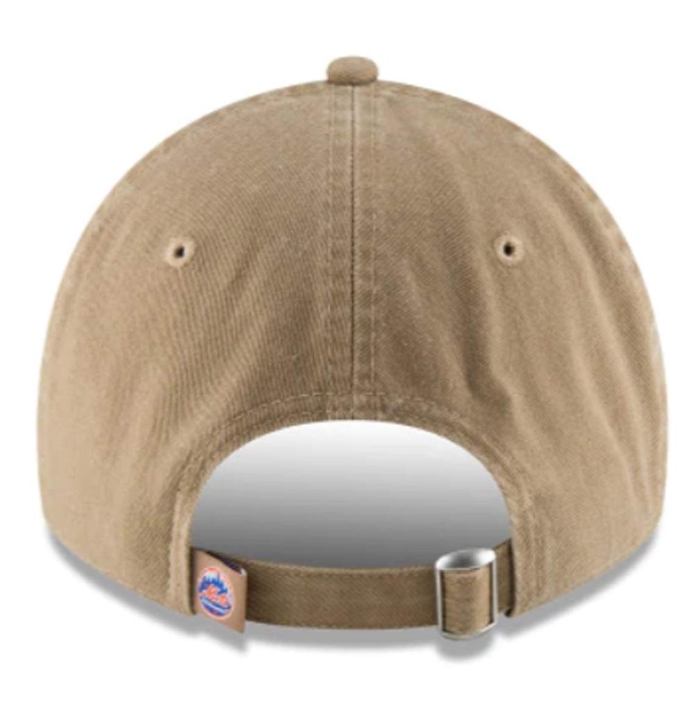 New Era New York Mets Core Classic Хаки 9TWENTY Регулируемая Кепка Универсального Размера OSFM, Хаки,