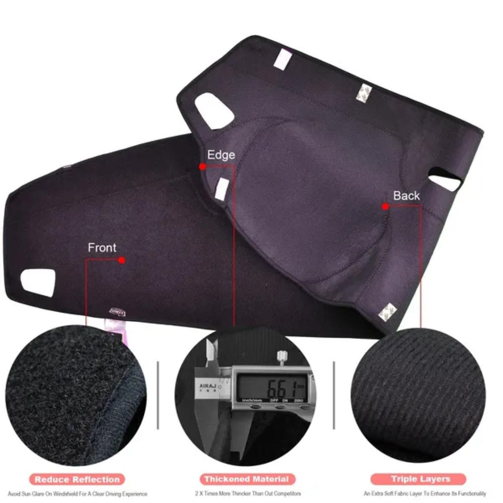 For 2005-2009 La/nd Rov/er Disc/overy 3 4 Ran/ge Rov/er Sport L320 Dashboard Cover Dashmat Dash Mat Sun Shade Protector