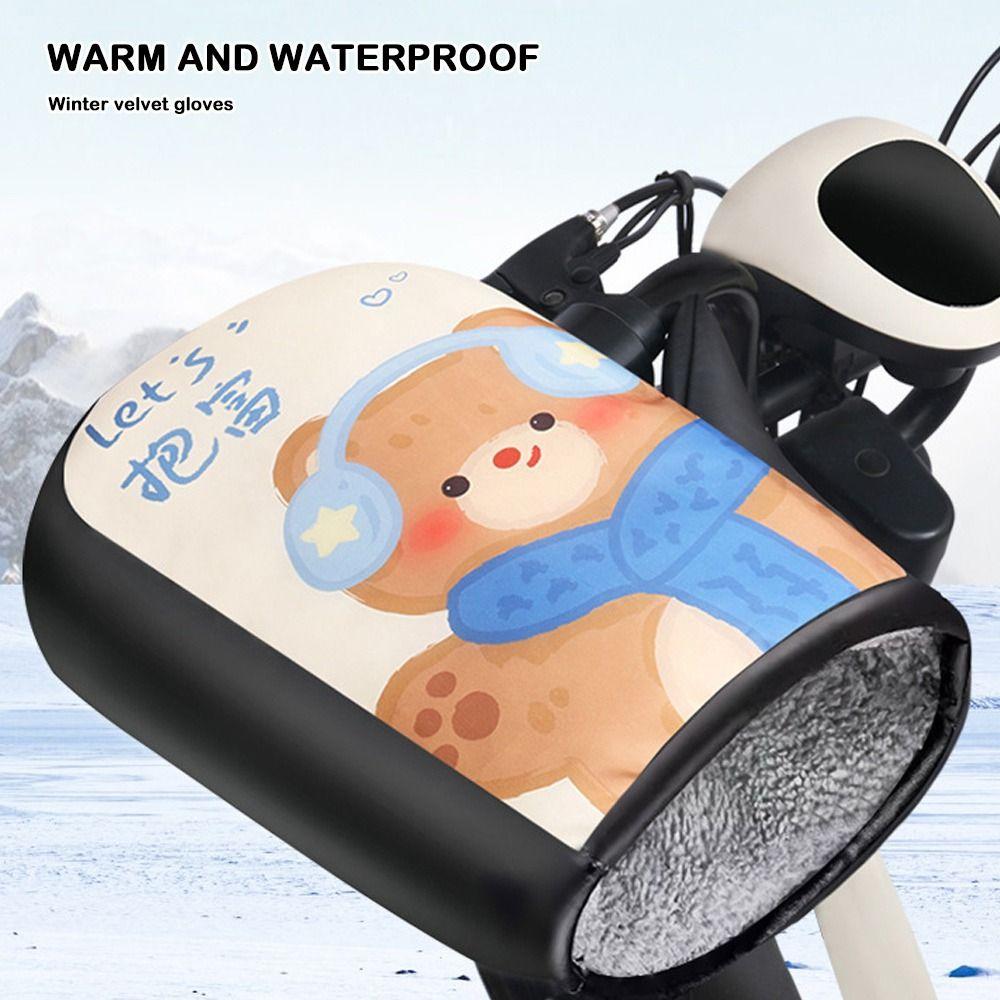 Waterproof Electric Bike Handlebar Cover Thick Bicycle Grip Sleeves Handle Cover Cycling