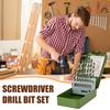 Набор многоцелевых сверл, высокопрочные, устойчивые к ржавчине, сверхпрочные спиральные сверла с круглым хвостовиком, набор с футляром для хранения