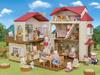 Дом Sylvanian Families Дом с красной крышей и мансардой — это секретный игрушечный кукольный домик Her51 ST Mark для детей от 3 лет и старше Sylvanian Families EPOCH