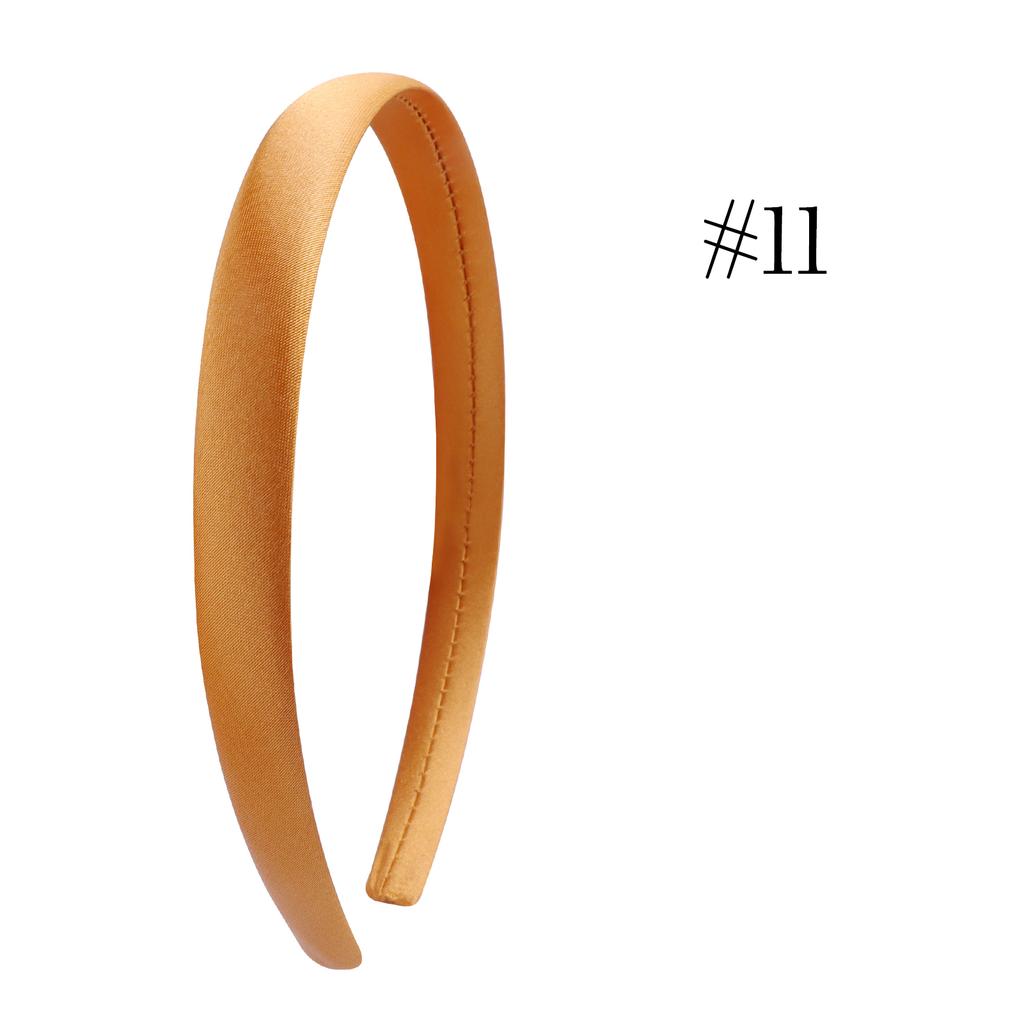 1,5 см Однотонные повязки на голову Сатиновая повязка для рукоделия Сделай сам Повязка для волос Красочные сатиновые повязки на голову для девочек и женщин