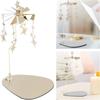 Candle Holder Spinning Candle Rotary Holder Carousel Candle Spinner Candle Stick Holder Tray