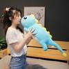 Креативный милый длинный динозавр с наушниками, плюшевые игрушки, плюшевая кукла-дракон из мультфильма, подушка для сна для детей, подарок для девочки