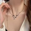 Simple Style Sparkling Snake Pendant Necklaces for Woman  Fashion Clavicle Chain Ladies Birthday Jewelry Gift