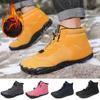 Winter Snow Boots Men Women Keep Warm Sports Cotton Shoes Outdoor Hiking Shoes Plush High Ankle Boots Man Barefoot Snow Sneakers