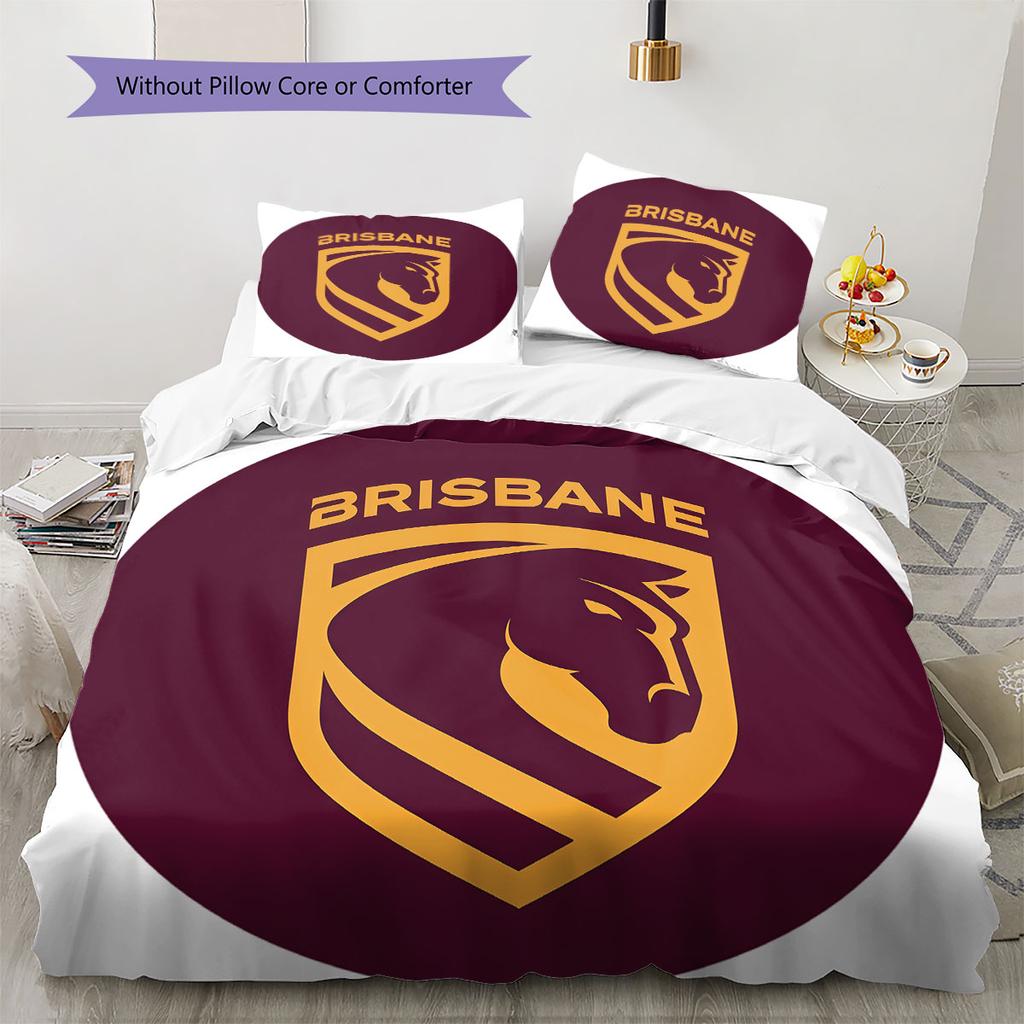Broncos Legacy Bedding Quilt Set Quilt Cover Pillowcase Home Decoration Birthday Gift (1 * duvet cover + 2 * pillowcase, without core)