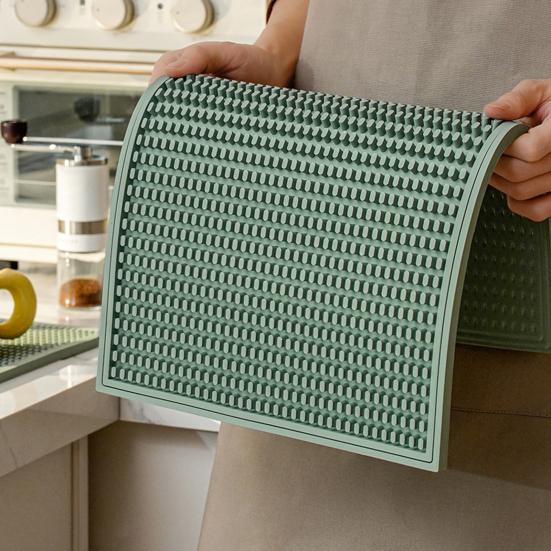 Нескользящий ПВХ-коврик для бара, многоразовый дренажный коврик, подставка для чаши, изоляционный коврик для стола, экономящий место поддон для сбора капель на барной стойке