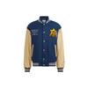 Originals Trefoil Mc Varsity Jacket With Patchwork Print And Snap Buttons Men Jacket Blue HZ7092