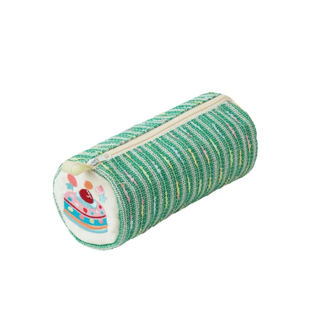 Floral Pattern Pencil Bag Soft Material Stationery Bag Sweet Cartoon Pencil Case Back to School