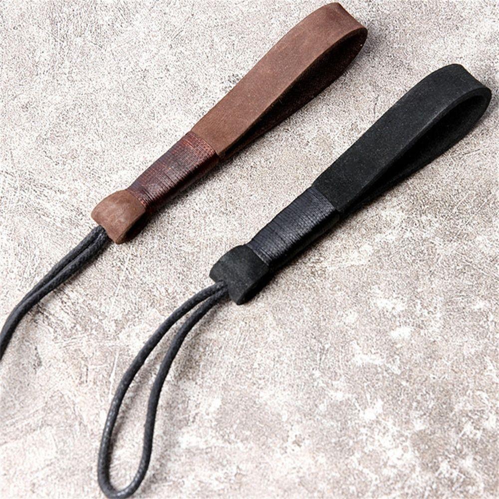 Keyring Cowhide Key Pendant Weave Car Key Holder Car Keychains Leather Keychains Lanyard Keyring