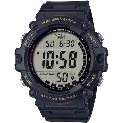 Стандартные цифровые часы AE-1500WHX-1AV / -1500WHX-3AV с длинным ремешком, мужские, черные / милитари-зеленые, модель для зарубежного рынка [параллельный импорт]